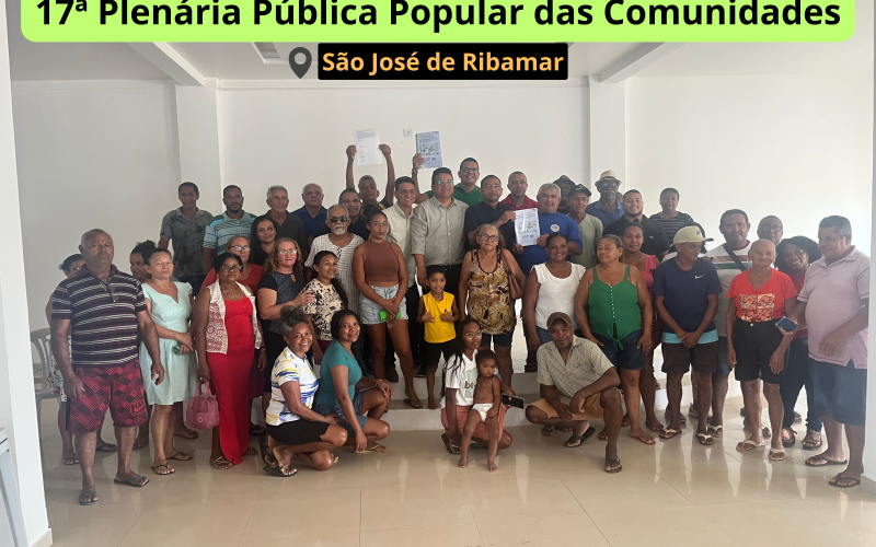 17ª PLENÁRIA POPULAR DAS COMUNIDADES REÚNE MORADORES E VEREADORES EM SÃO JOSÉ DE RIBAMAR PARA DEBATER PROJETO DE LEI MACAIB🚍