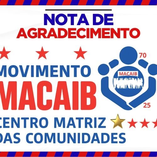 NOTA DE AGRADECIMENTO
