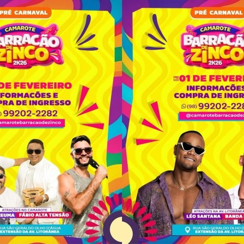 CAMAROTE BARRACÃO DE ZINCO SEGUE MOVIMENTANDO A LITORÂNEA E MANTÉM O RITMO FORTE DO PRÉ-CARNAVAL DE SÃO LUÍS