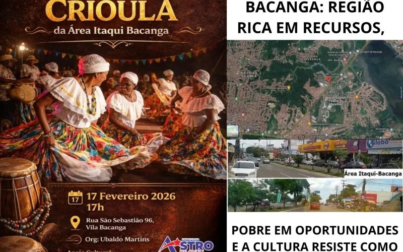 ÁREA ITAQUI-BACANGA: REGIÃO RICA EM RECURSOS, POBRE EM OPORTUNIDADES E A CULTURA RESISTE COMO FORÇA DE INCLUSÃO