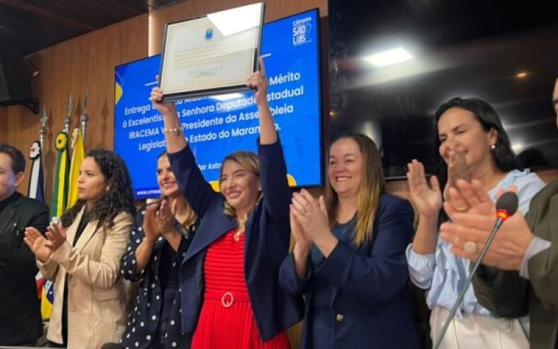 ASTRO DE OGUM HOMENAGEIA IRACEMA VALE EM SOLENIDADE QUE LOTA A CÂMARA MUNICIPAL DE SÃO LUÍS