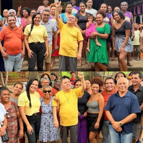 ASTRO DE OGUM MANTÉM ROTINA INTENSA NAS COMUNIDADES E REFORÇA PRESENÇA AO LADO DE ANA DO GÁS EM SÃO LUÍS