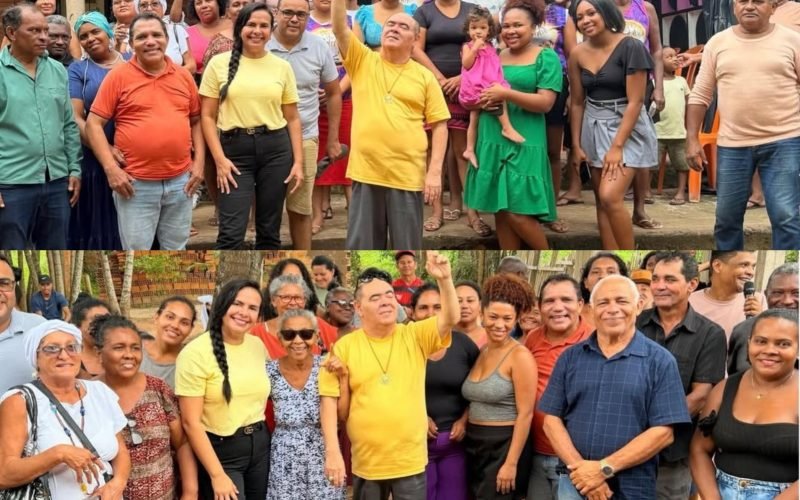 ASTRO DE OGUM MANTÉM ROTINA INTENSA NAS COMUNIDADES E REFORÇA PRESENÇA AO LADO DE ANA DO GÁS EM SÃO LUÍS