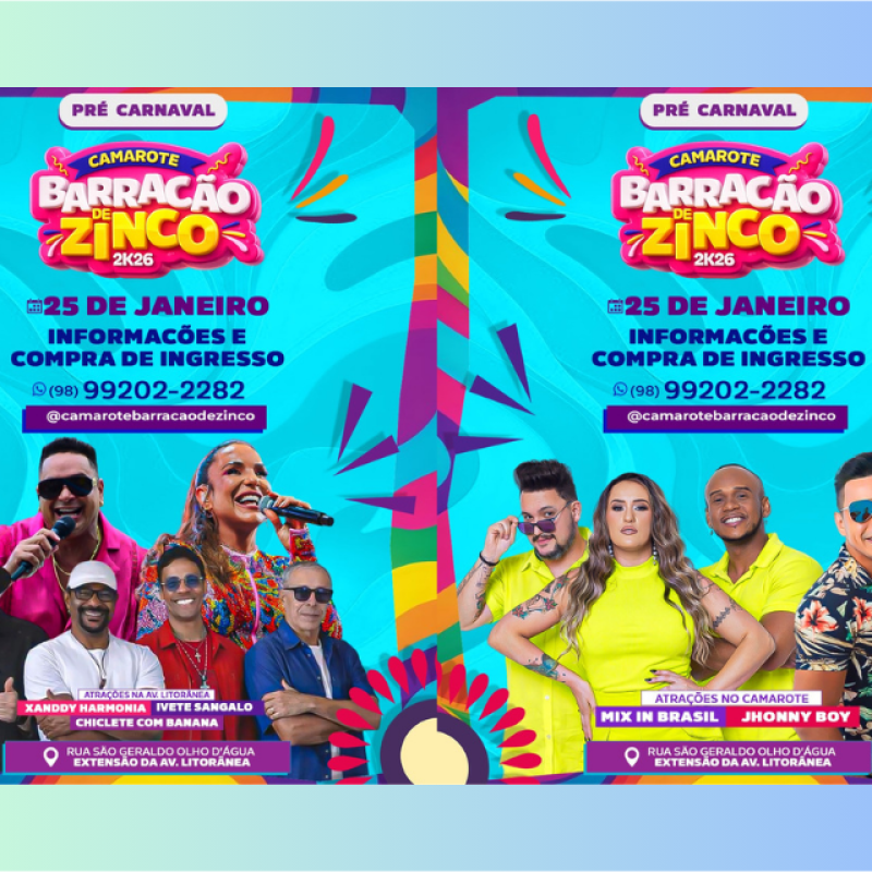 COM VENDAS INICIADAS, CAMAROTE BARRACÃO DE ZINCO PROMETE MAIS UM DOMINGO DE MUITA FESTA