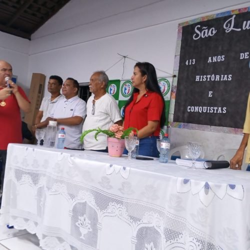 ASTRO DE OGUM E ANA DO GÁS COMEMORAM ANO PROMISSOR DA LEI MACAIB EM ASSEMBLEIA HISTÓRICA DAS LIDERANÇAS DA REGIÃO METROPOLITANA DE SÃO LUÍS